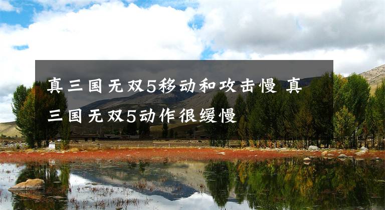 真三国无双5移动和攻击慢 真三国无双5动作很缓慢