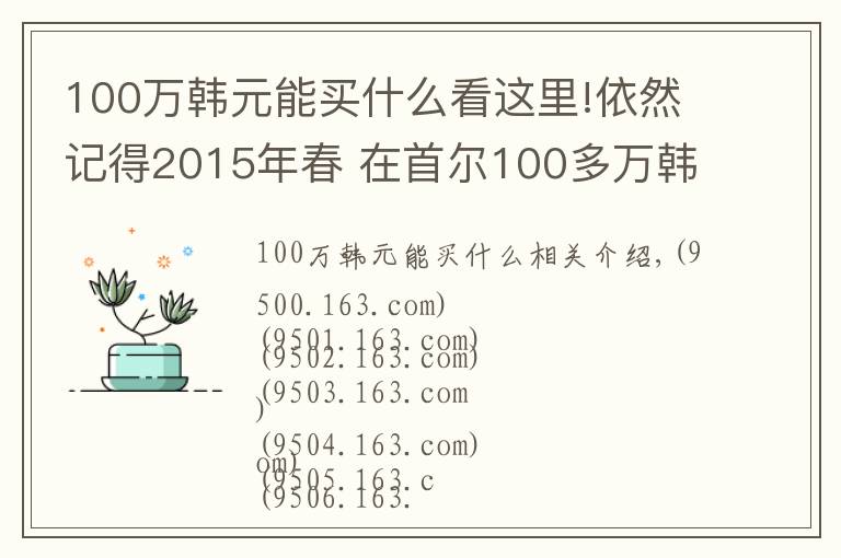100万韩元能买什么看这里!依然记得2015年春 在首尔100多万韩币买的miumiu包包