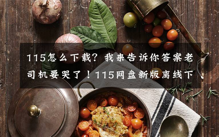 115怎么下载?我来告诉你答案老司机要哭了!115网盘新版离线下载用不了怎么办?
