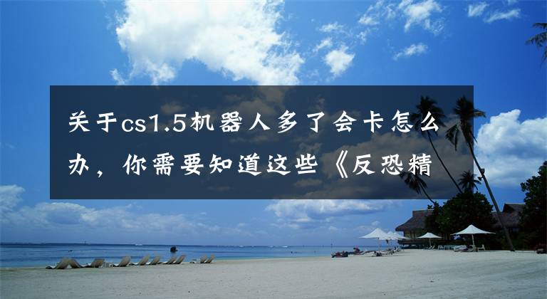 关于cs1.5机器人多了会卡怎么办,你需要知道这些《反恐精英GO》聊天机器人泛滥:官方管不住了