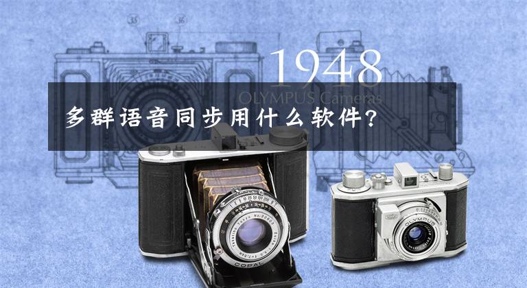 多群语音同步用什么软件?
