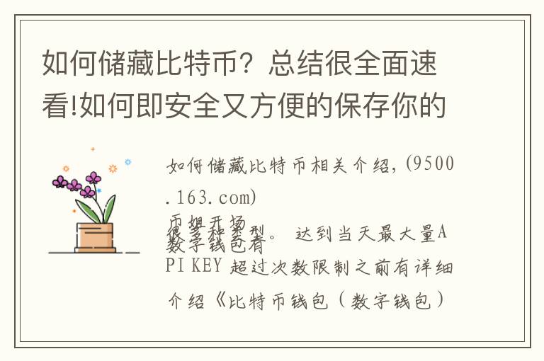 如何储藏比特币?总结很全面速看!如何即安全又方便的保存你的比特币?看看HD钱包吧