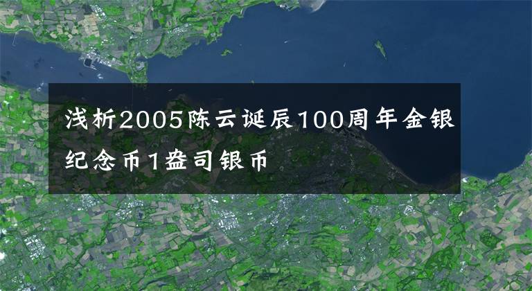 浅析2005陈云诞辰100周年金银纪念币1盎司银币