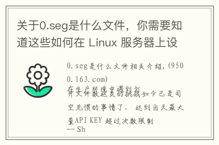 关于0.seg是什么文件,你需要知道这些如何在 Linux 服务器上设置 ulimit 和文件描述符数限制