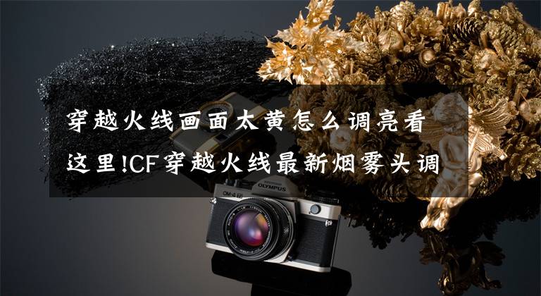 穿越火线画面太黄怎么调亮看这里!CF穿越火线最新烟雾头调法分享