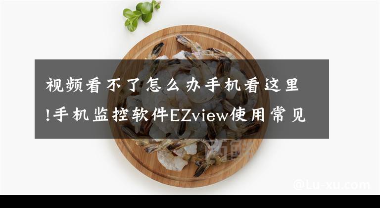 视频看不了怎么办手机看这里!手机监控软件EZview使用常见问题及解决方法