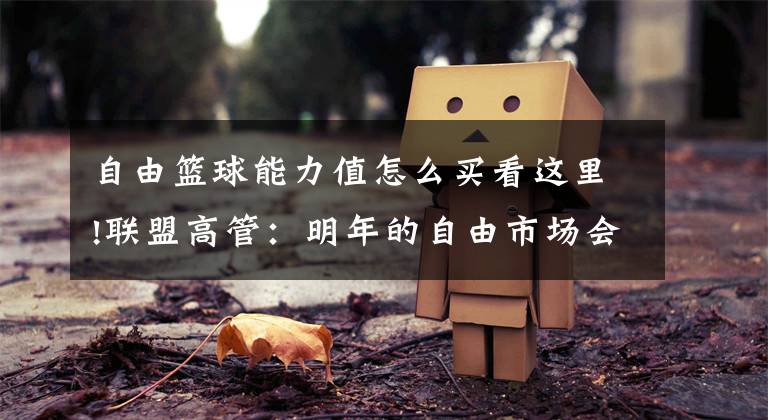 自由篮球能力值怎么买看这里!联盟高管：明年的自由市场会很疲软，中期交易预计增多