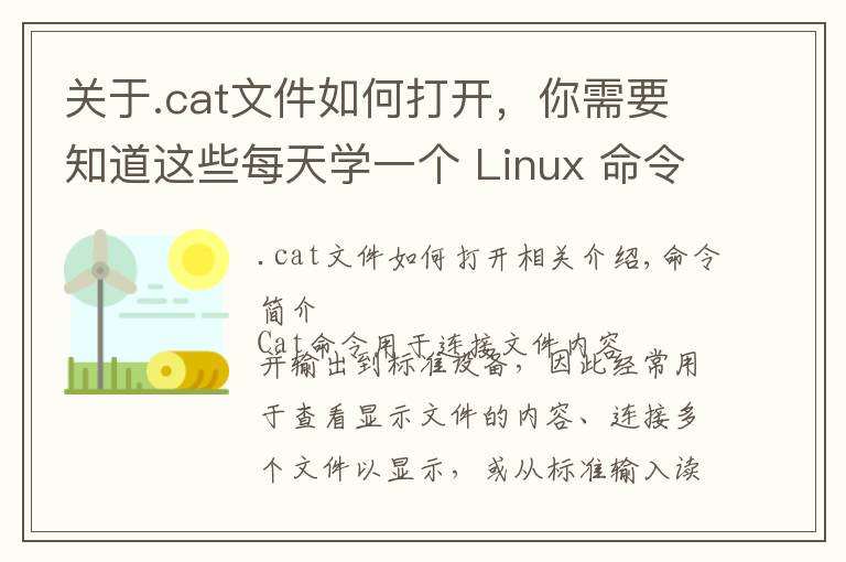 关于.cat文件如何打开,你需要知道这些每天学一个 Linux 命令(14):cat