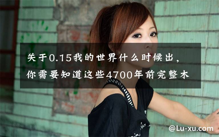 关于0.15我的世界什么时候出,你需要知道这些4700年前完整木结构建筑基础出土