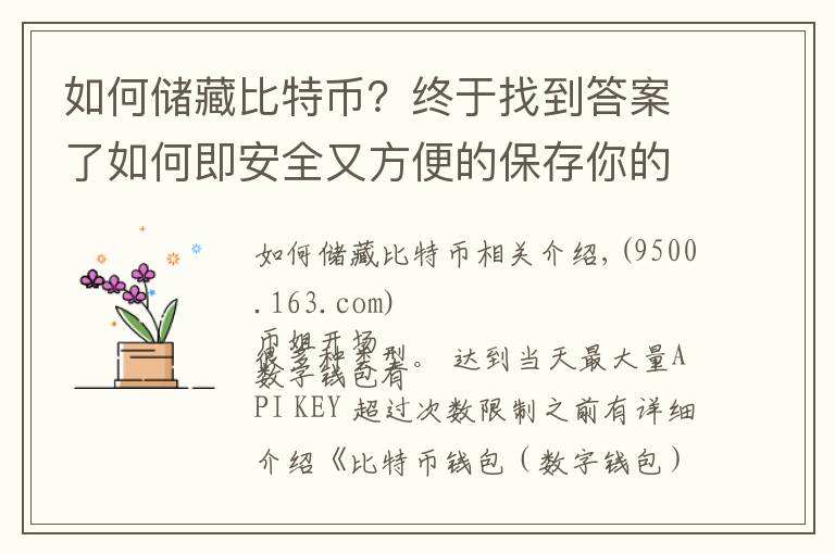 如何储藏比特币?终于找到答案了如何即安全又方便的保存你的比特币?看看HD钱包吧
