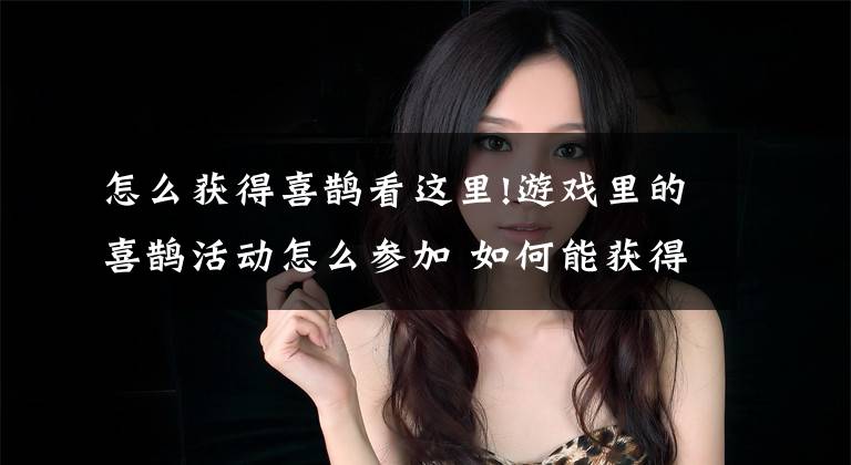 怎么获得喜鹊看这里!游戏里的喜鹊活动怎么参加 如何能获得喜鹊