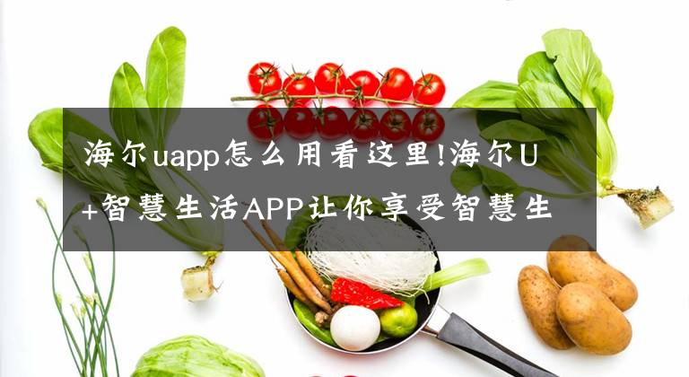 海尔uapp怎么用看这里!海尔U+智慧生活APP让你享受智慧生活