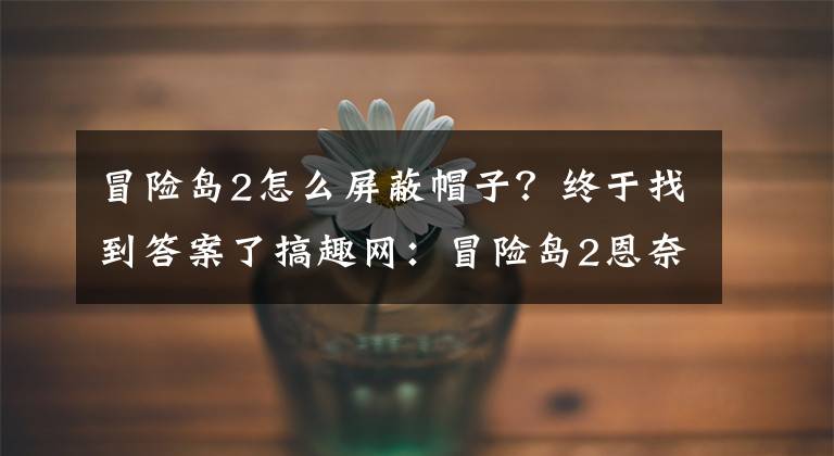 冒险岛2怎么屏蔽帽子?终于找到答案了搞趣网:冒险岛2恩奈斯帽怎么样 恩奈斯帽属性详解