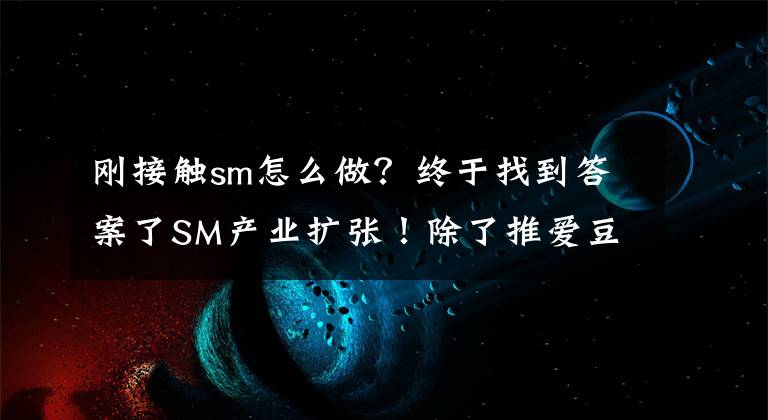 刚接触sm怎么做？终于找到答案了SM产业扩张！除了推爱豆李秀满还搞了很多大事！