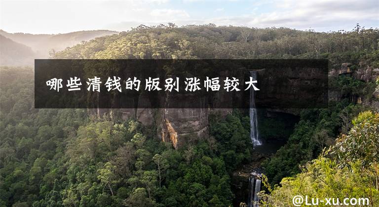 哪些清钱的版别涨幅较大