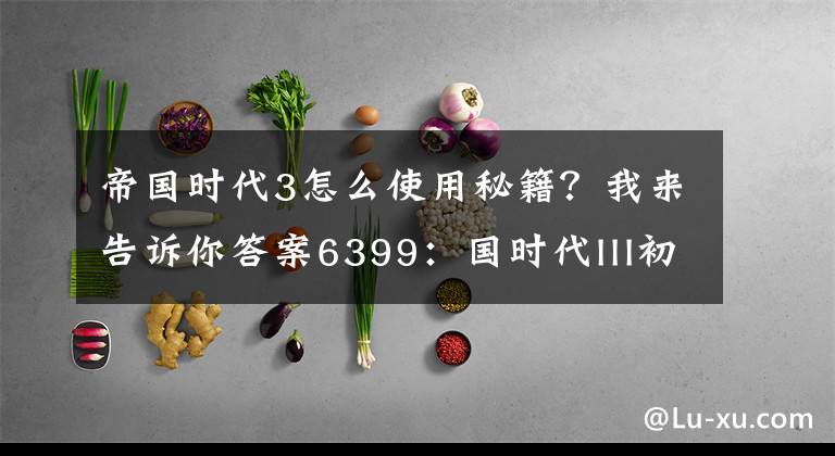 帝国时代3怎么使用秘籍?我来告诉你答案6399:国时代III初期MF技巧详解