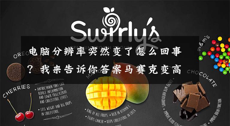 电脑分辨率突然变了怎么回事？我来告诉你答案马赛克变高清！超分辨率算法如何实现480P变4K？