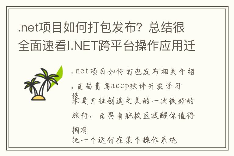 .net项目如何打包发布?总结很全面速看!.NET跨平台操作应用迁移
