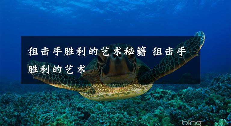 狙击手胜利的艺术秘籍 狙击手胜利的艺术