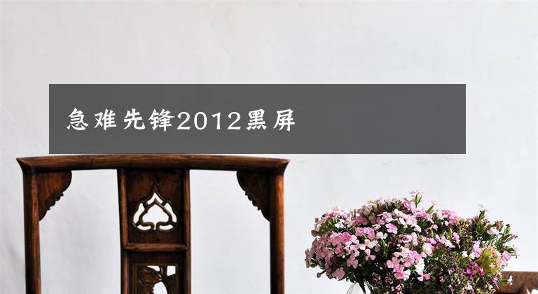 急难先锋2012黑屏