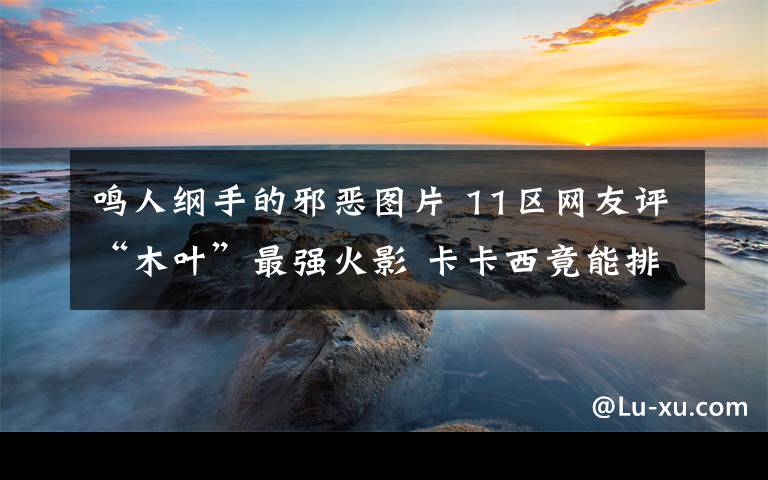 鸣人纲手的邪恶图片 11区网友评“木叶”最强火影 卡卡西竟能排进前三?