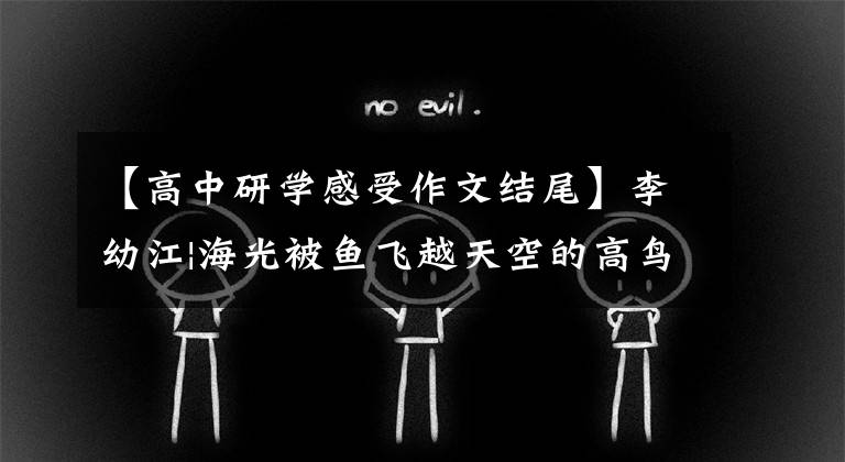 【高中研学感受作文结尾】李幼江|海光被鱼飞越天空的高鸟飞行——研究学衡水中学打动了。