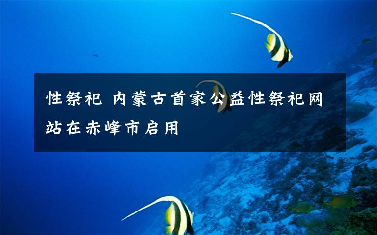 性祭祀 内蒙古首家公益性祭祀网站在赤峰市启用