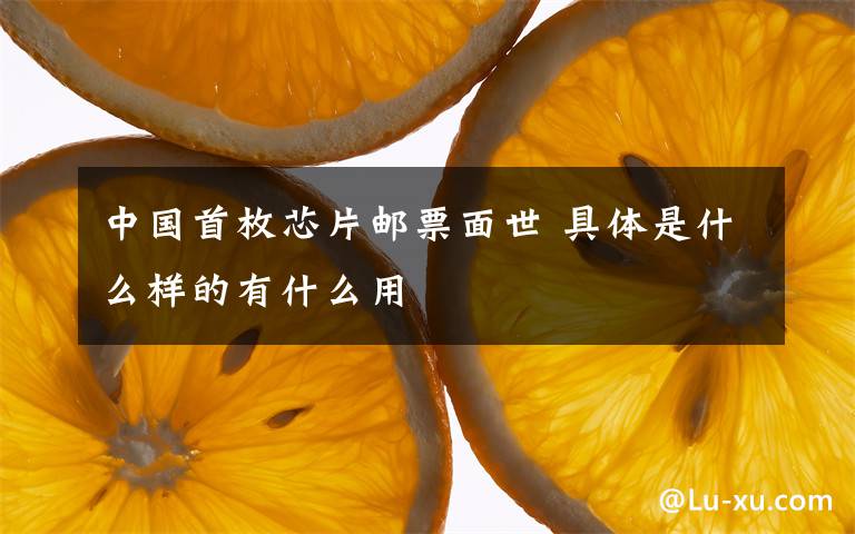 中国首枚芯片邮票面世 具体是什么样的有什么用