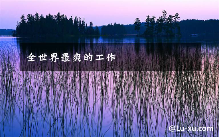 全世界最爽的工作