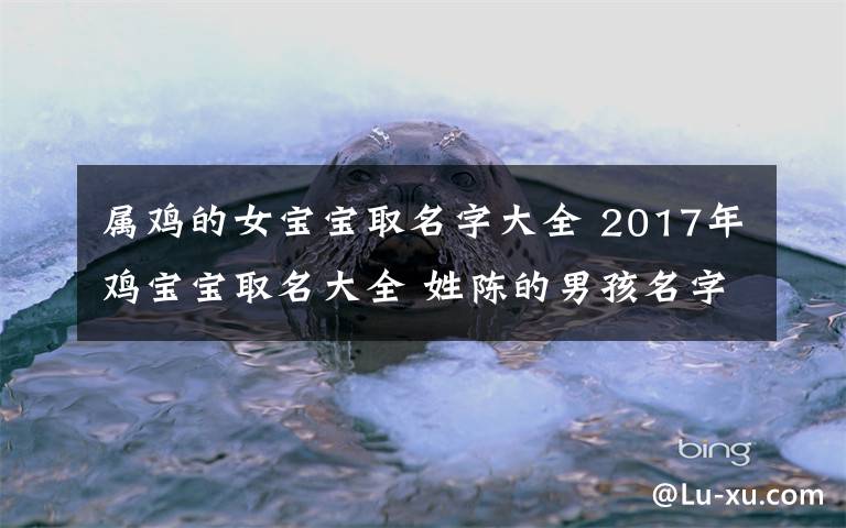 属鸡的女宝宝取名字大全 2017年鸡宝宝取名大全 姓陈的男孩名字与姓陈的女孩名字
