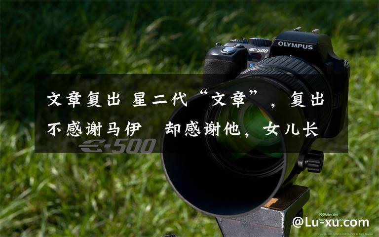 文章复出 星二代“文章”,复出不感谢马伊琍却感谢他,女儿长得太像他!