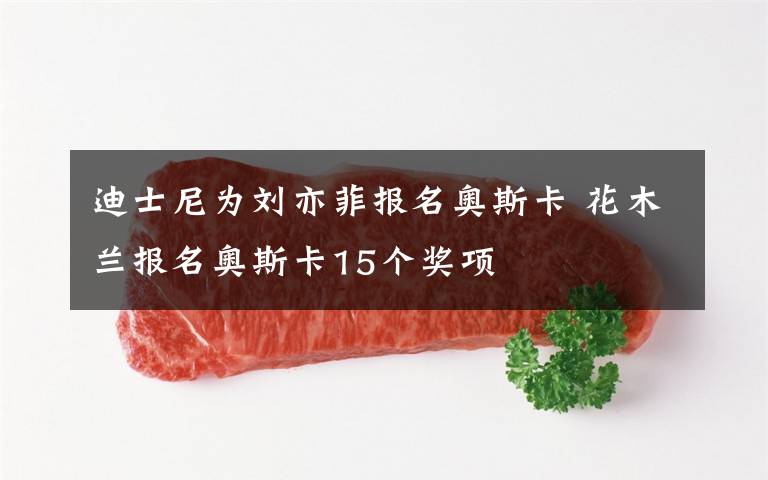 迪士尼为刘亦菲报名奥斯卡 花木兰报名奥斯卡15个奖项