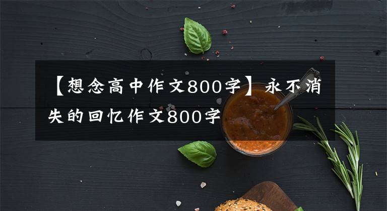 【想念高中作文800字】永不消失的回忆作文800字
