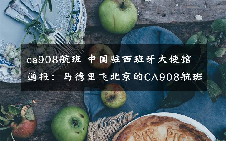 ca908航班 中国驻西班牙大使馆通报:马德里飞北京的CA908航班遭鸟击后返航 无人伤亡