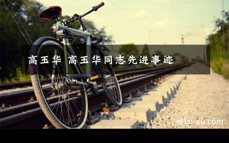 高玉华 高玉华同志先进事迹