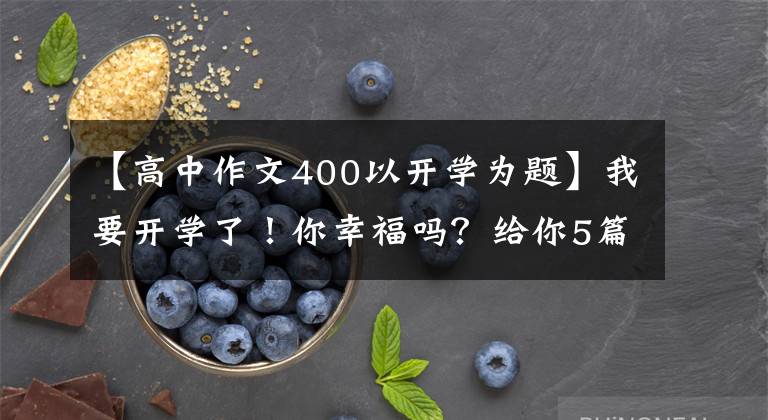 【高中作文400以开学为题】我要开学了！你幸福吗？给你5篇《开学的第一天》作文范文