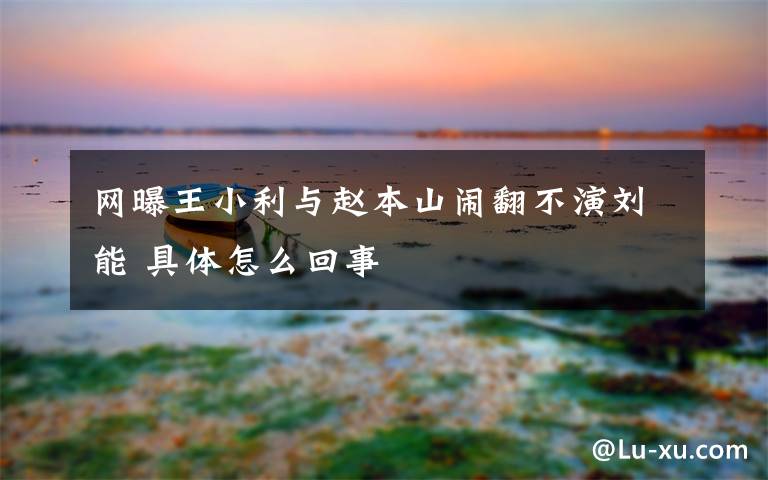 网曝王小利与赵本山闹翻不演刘能 具体怎么回事