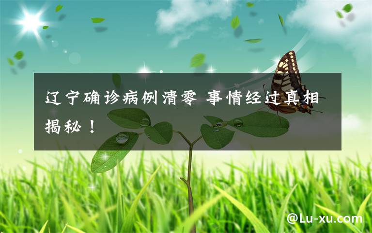 辽宁确诊病例清零 事情经过真相揭秘!