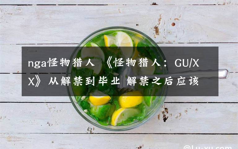 nga怪物猎人 《怪物猎人：GU/XX》从解禁到毕业 解禁之后应该做些什么？