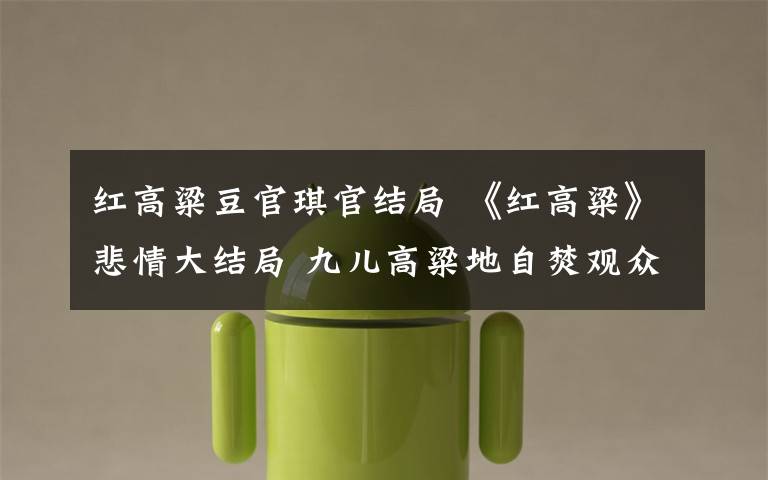 红高粱豆官琪官结局 《红高粱》悲情大结局 九儿高粱地自焚观众泪崩