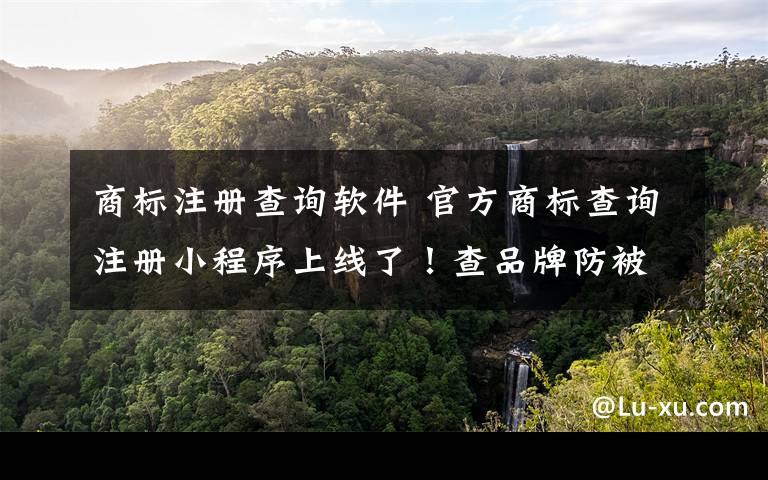 商标注册查询软件 官方商标查询注册小程序上线了！查品牌防被骗1秒出结果，还能买卖商标！