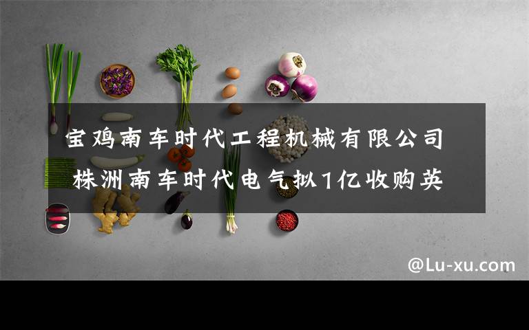 宝鸡南车时代工程机械有限公司 株洲南车时代电气拟1亿收购英国一半导体公司