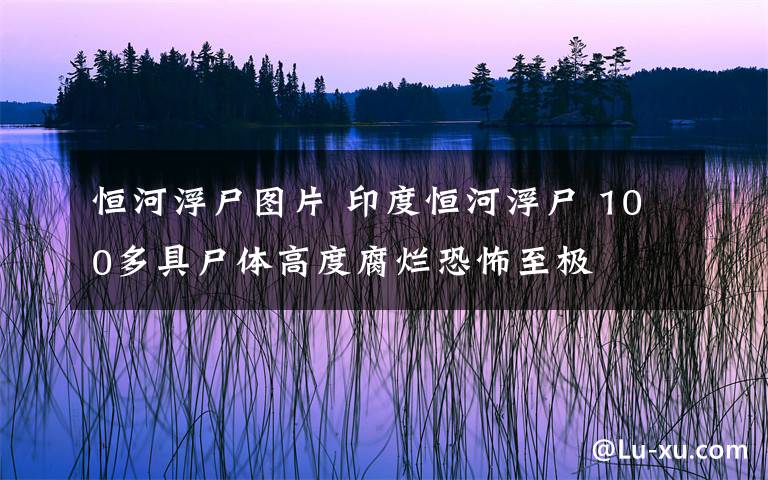 恒河浮尸图片 印度恒河浮尸 100多具尸体高度腐烂恐怖至极