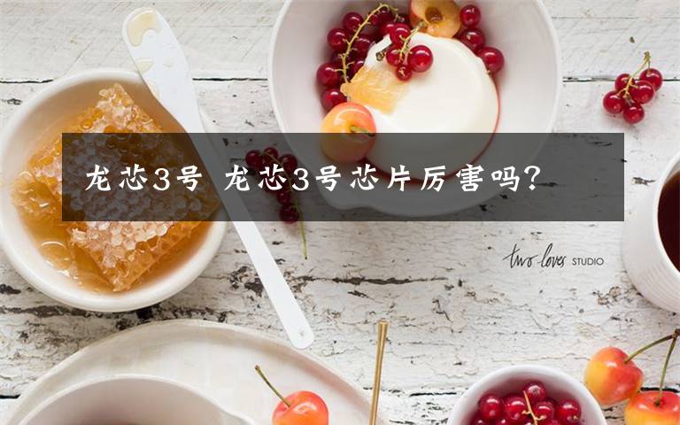 龙芯3号 龙芯3号芯片厉害吗?