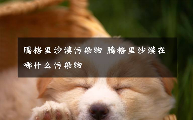 腾格里沙漠污染物 腾格里沙漠在哪什么污染物