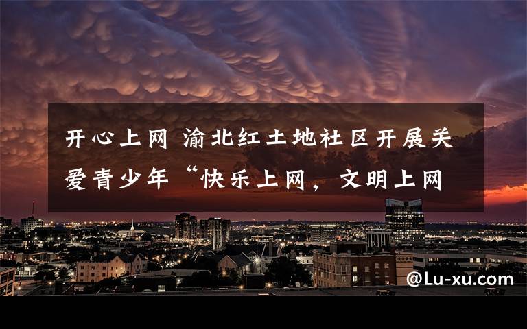 开心上网 渝北红土地社区开展关爱青少年“快乐上网，文明上网”活动