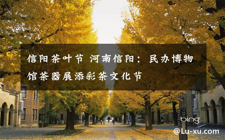 信阳茶叶节 河南信阳:民办博物馆茶器展添彩茶文化节