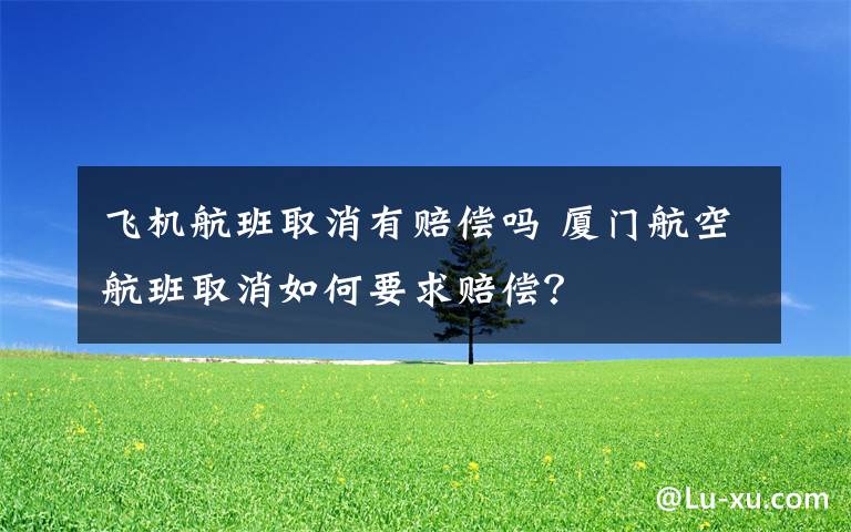 飞机航班取消有赔偿吗 厦门航空航班取消如何要求赔偿?