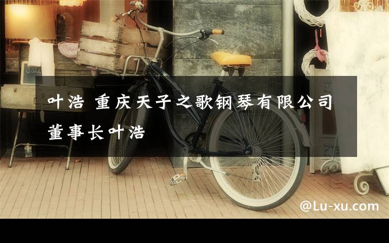 叶浩 重庆天子之歌钢琴有限公司董事长叶浩