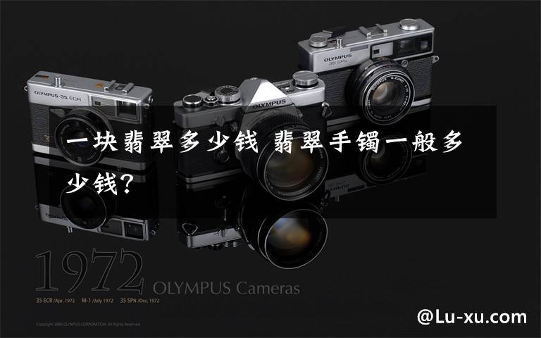 一块翡翠多少钱 翡翠手镯一般多少钱?